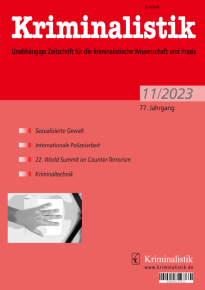 Heft Kriminalistik